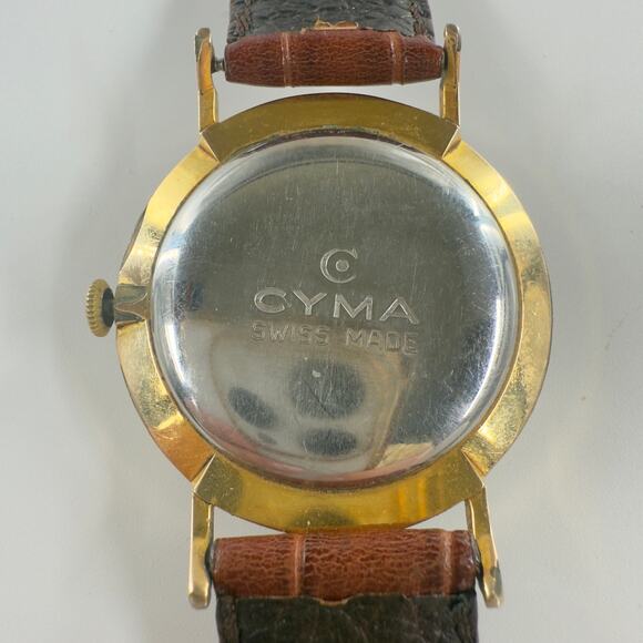 Cyma Manual Wind 35.5mm 10K Gold Filled Men’s Watch – Swiss Made Vintage - Picture 2 of 3